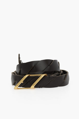 Calfskin FRENCH Belt with Decorative Buckle