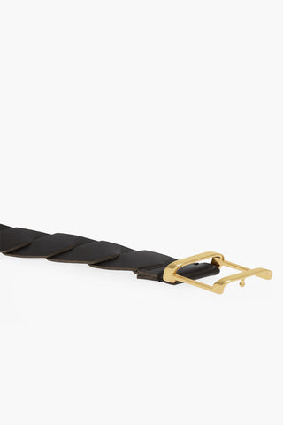 Calfskin FRENCH Belt with Decorative Buckle