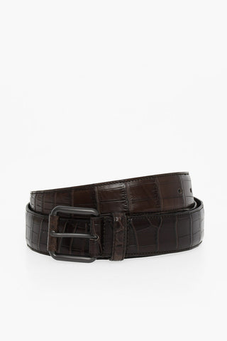 Crocodile Leather SOFT Belt