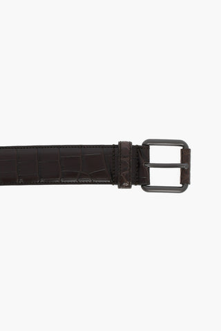 Crocodile Leather SOFT Belt