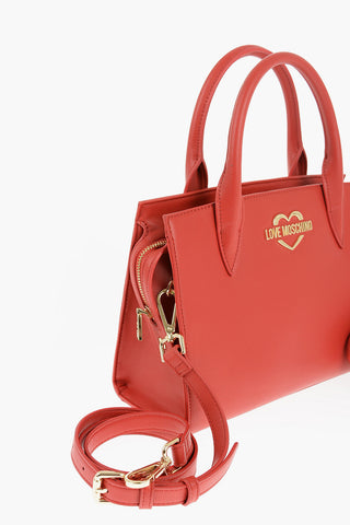 LOVE Einfarbige Tote-Bag mit goldenem Logo
