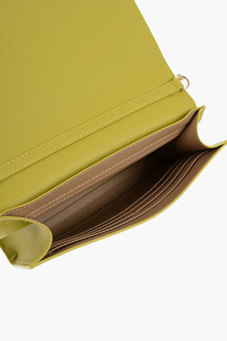 LOVE Faux Leather Bag with Chain Shoulder Strap