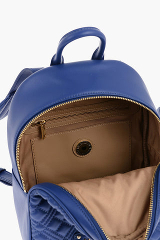 LOVE Stepp-Rucksack aus Kunstleder mit goldenem Logo
