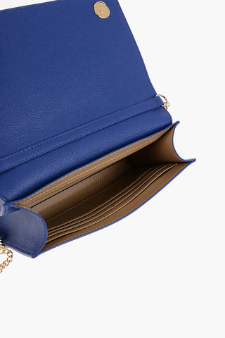 LOVE Faux Leather Bag with Chain Shoulder Strap