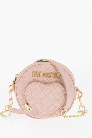 LOVE Runde Umhängetasche mit herzförmiger Tasche