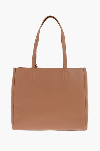 LOVE Schultertasche aus Kunstleder mit goldenem Logo