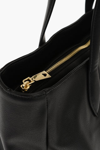 LOVE Faux Leather Tote Bag with Heart-Shaped Pouch