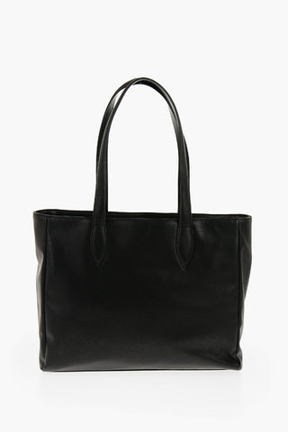 LOVE Faux Leather Tote Bag with Heart-Shaped Pouch