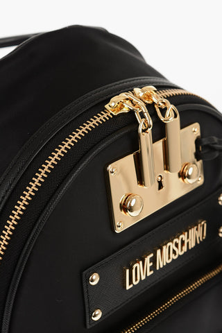 LOVE Nylon Backpack with Metal Safety Closure
