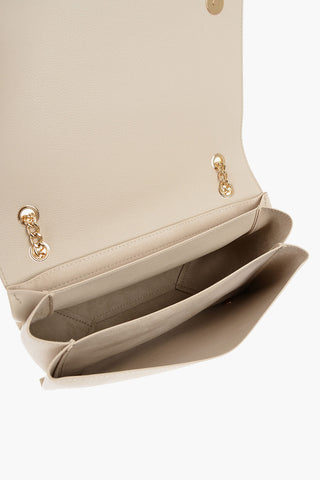 LOVE Faux Leather Shoulder Bag with Golden Details
