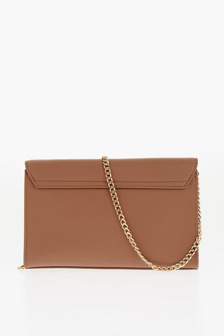 LOVE Faux Leather Bag with Chain Shoulder Strap