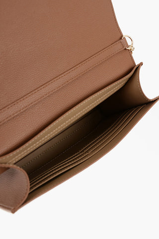 LOVE Faux Leather Bag with Chain Shoulder Strap
