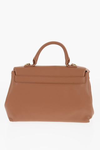 LOVE Faux Leather ECO-FRIENDLY GRACIOUS Shoulder Bag with Metal Heart