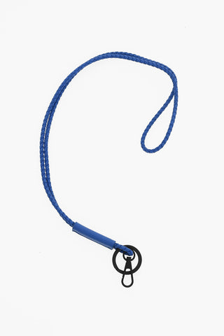 Woven Leather COAXIAL Necklace Key Ring