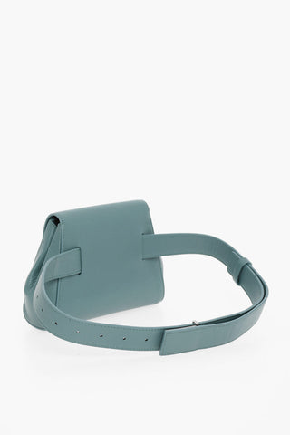 Magnetic Closure Leather Belt Bag