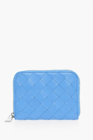 Portamonete in Pelle Intrecciata