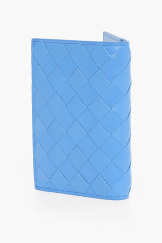 Woven Leather Passport Holder