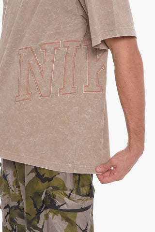 Acid Wash Effect UNISEX Crew-Neck T-shirt