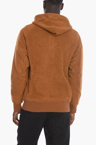 S-RUMMES Fleece Hoodie Sweatshirt with Logo Patch