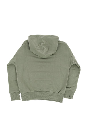 ALL STAR Solid-Color Hoodie with Embossed Logo