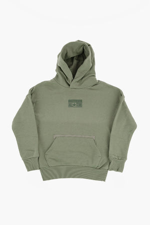 ALL STAR Solid-Color Hoodie with Embossed Logo