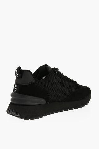JEANS COUTURE Mesh NEW SPIKE Sneakers with Suede Trims