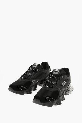 JEANS COUTURE Sneakers NOMO in Tessuto con Rifiniture in Pelle e Suola Air Bubble