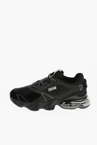 JEANS COUTURE Sneakers NOMO in Tessuto con Rifiniture in Pelle e Suola Air Bubble
