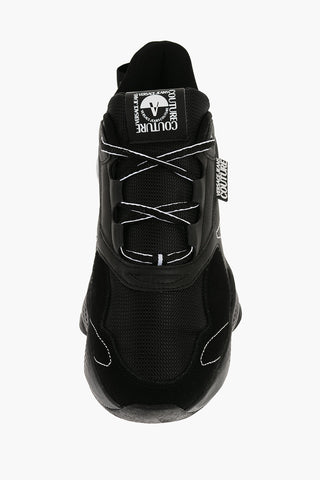 JEANS COUTURE Sneakers NOMO in Tessuto con Rifiniture in Pelle e Suola Air Bubble