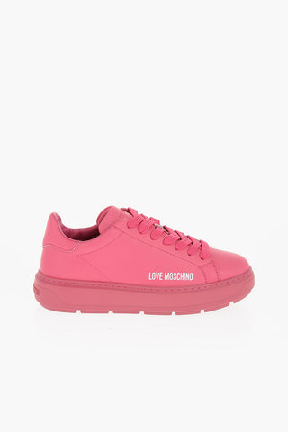 LOVE Solid Color Leather BOLD40 Sneakers