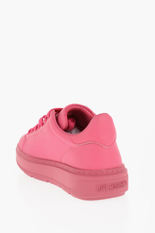LOVE Solid Color Leather BOLD40 Sneakers