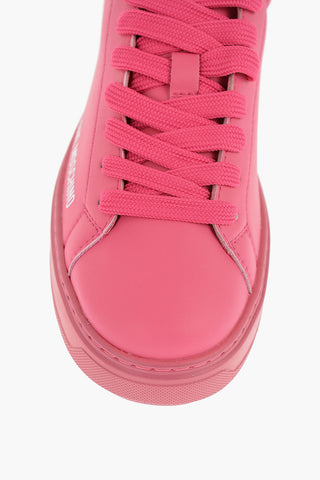 LOVE Solid Color Leather BOLD40 Sneakers