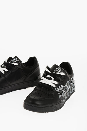 JEANS COUTURE Low-top Leather Sneakers STARLIGHT with Printed Logo