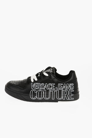 JEANS COUTURE Low-top Leather Sneakers STARLIGHT with Printed Logo