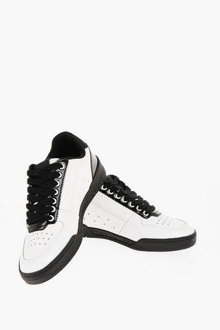 JEANS COUTURE Sneakers Basse BROOKLYN in Pelle Bicolore