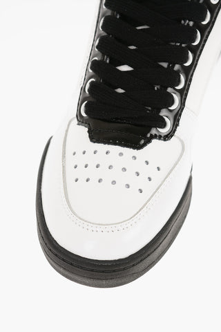 JEANS COUTURE Sneakers Basse BROOKLYN in Pelle Bicolore