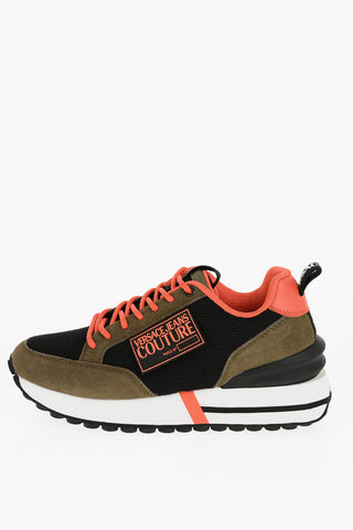 JEANS COUTURE Sneakers NEW SPIKE in Mesh con Rifiniture in Camoscio e Dettagli a Contrasto