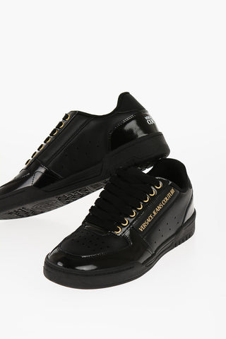 JEANS COUTURE Sneakers Basse BROOKLYN in Pelle con Dettagli a Contrasto