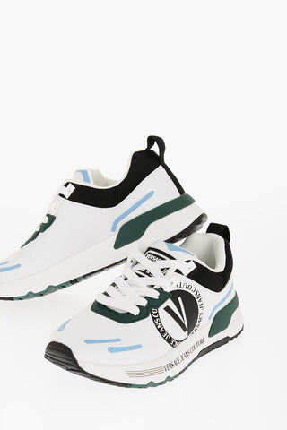 JEANS COUTURE Fabric DYNAMIC Low Top Sneakers with Contrasting Details