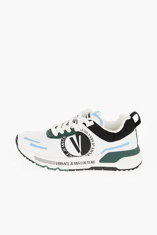 JEANS COUTURE Fabric DYNAMIC Low Top Sneakers with Contrasting Details