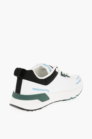JEANS COUTURE Fabric DYNAMIC Low Top Sneakers with Contrasting Details