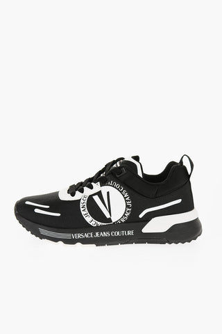 JEANS COUTURE Fabric DYNAMIC Low Top Sneakers with Contrasting Details