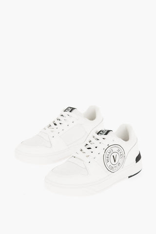JEANS COUTURE Sneakers Basse STARLIGHT in Pelle e Tessuto con Logo a Contrasto