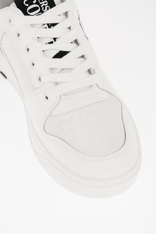 JEANS COUTURE Sneakers Basse STARLIGHT in Pelle e Tessuto con Logo a Contrasto