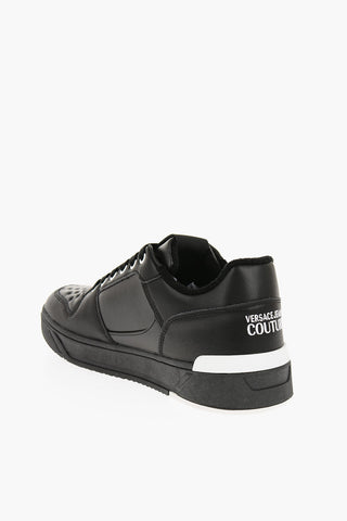 JEANS COUTURE Leather STARLIGHT Low Top Sneakers with Contrasting Logo