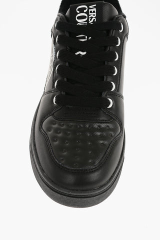 JEANS COUTURE Leather STARLIGHT Low Top Sneakers with Contrasting Logo