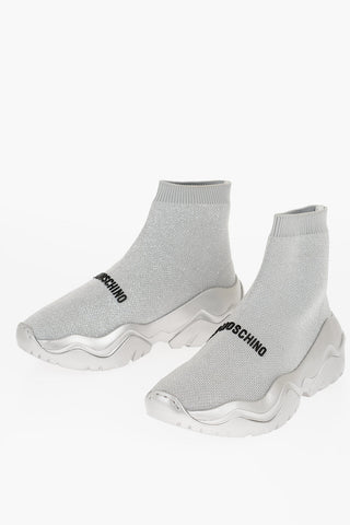 LOVE Lurex ROLLER45 Sock Sneakers