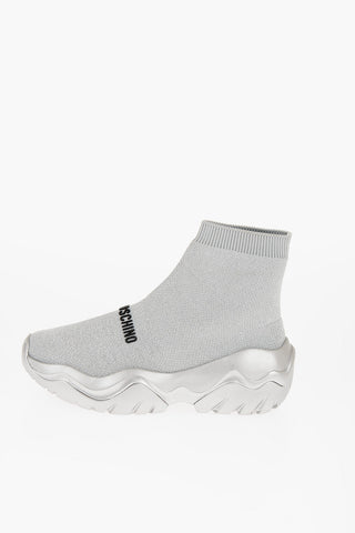 LOVE Lurex ROLLER45 Sock Sneakers