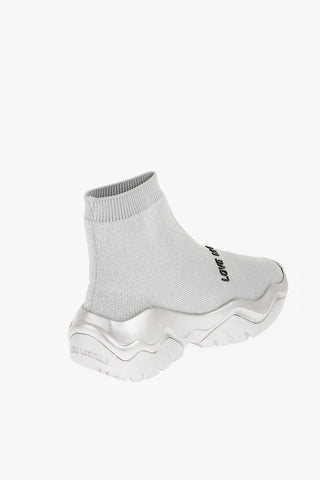 LOVE Lurex ROLLER45 Sock Sneakers