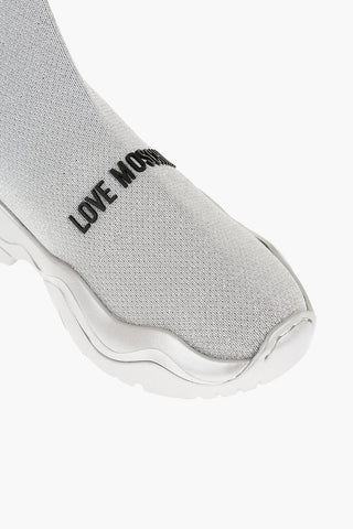 LOVE Lurex ROLLER45 Sock Sneakers